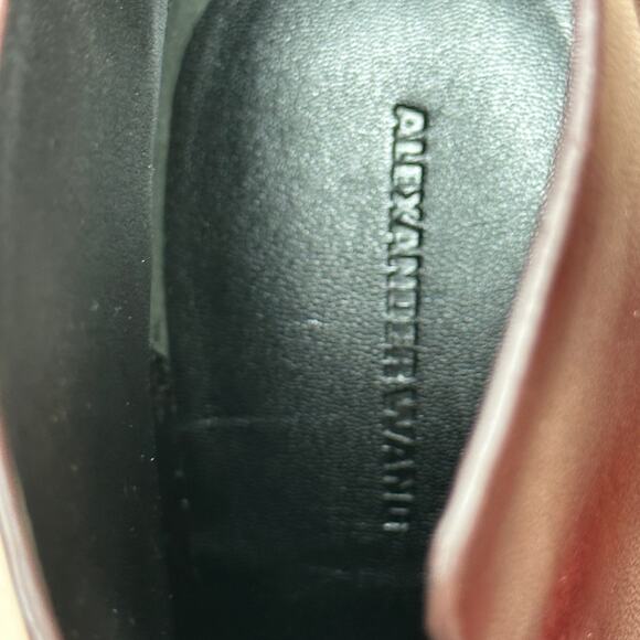 Alexander Wang Kim Oxblood Womens Boots Size 38.5 EU Burgundy Boot RARE - Picture 8 of 16